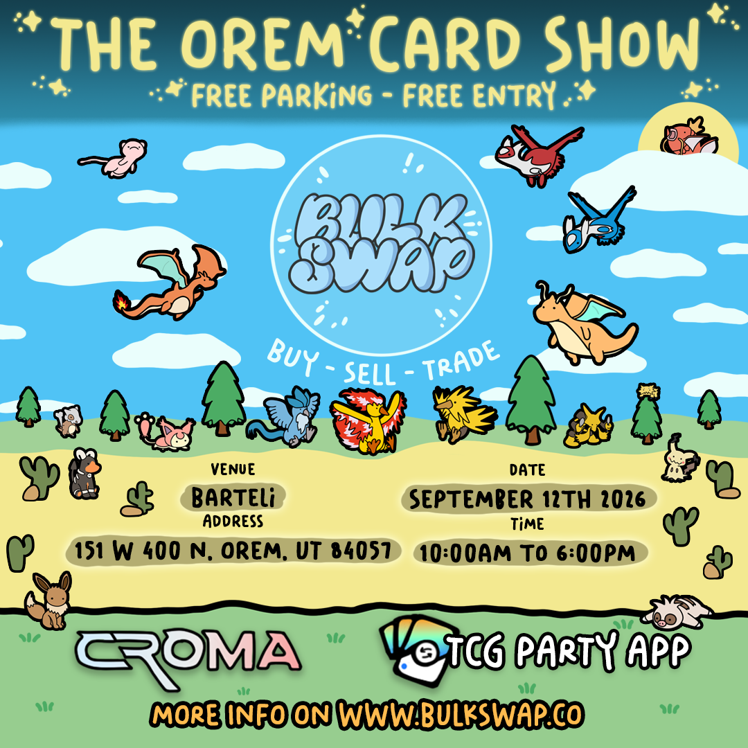 The Orem Card Show promo